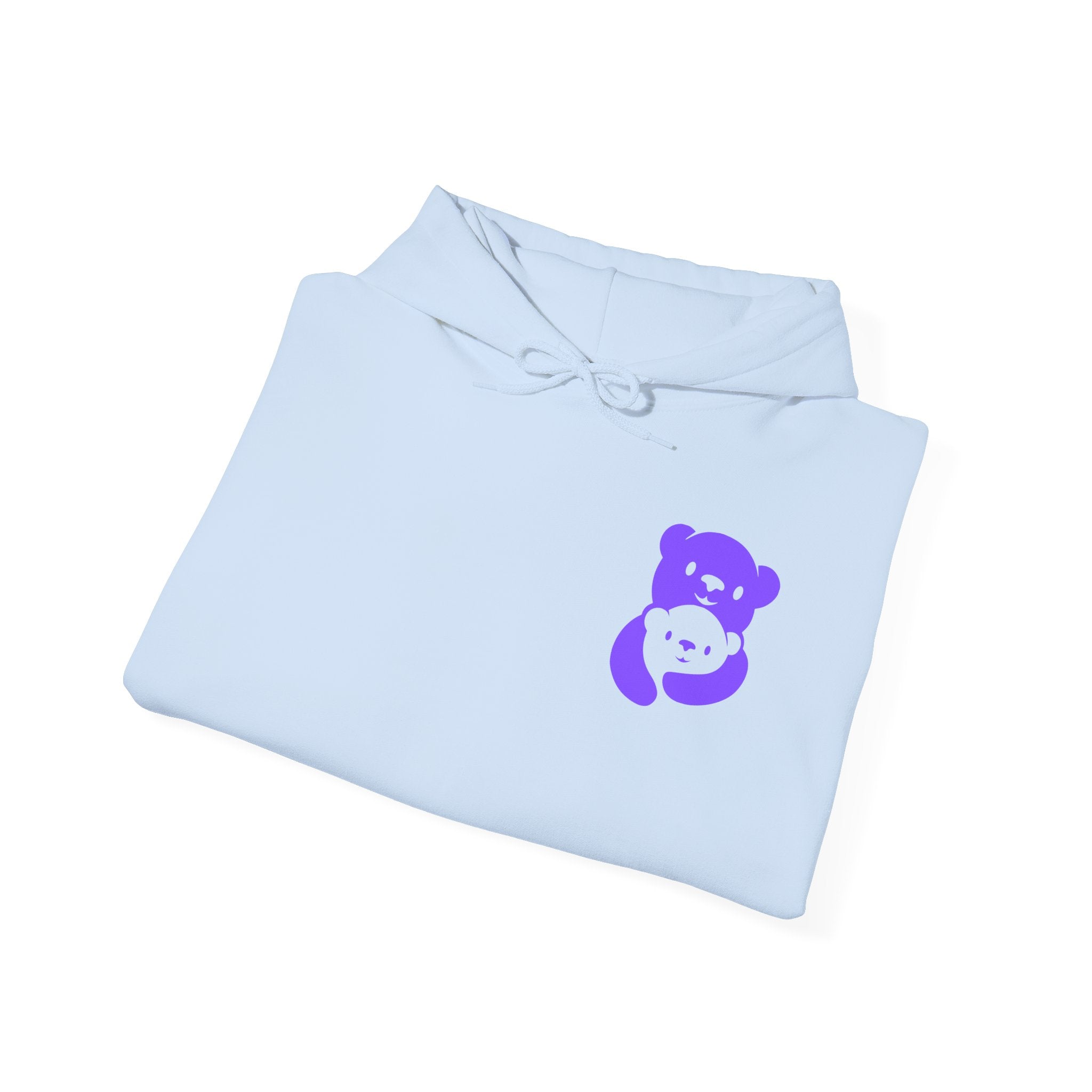 Purple Bear Hug Hoodie | Bold Family Favorite