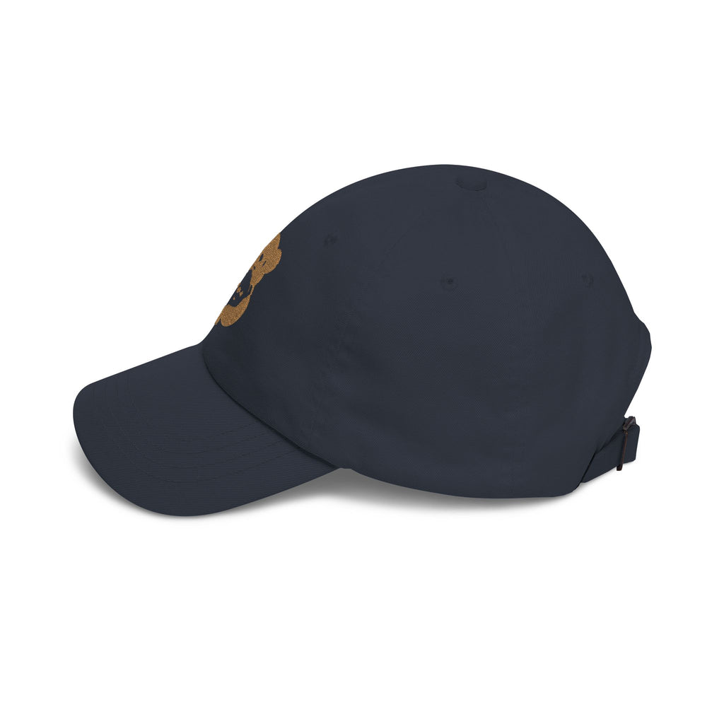 Gold Bear Hug Embroidered Dad Hat | Premium Classic Cap