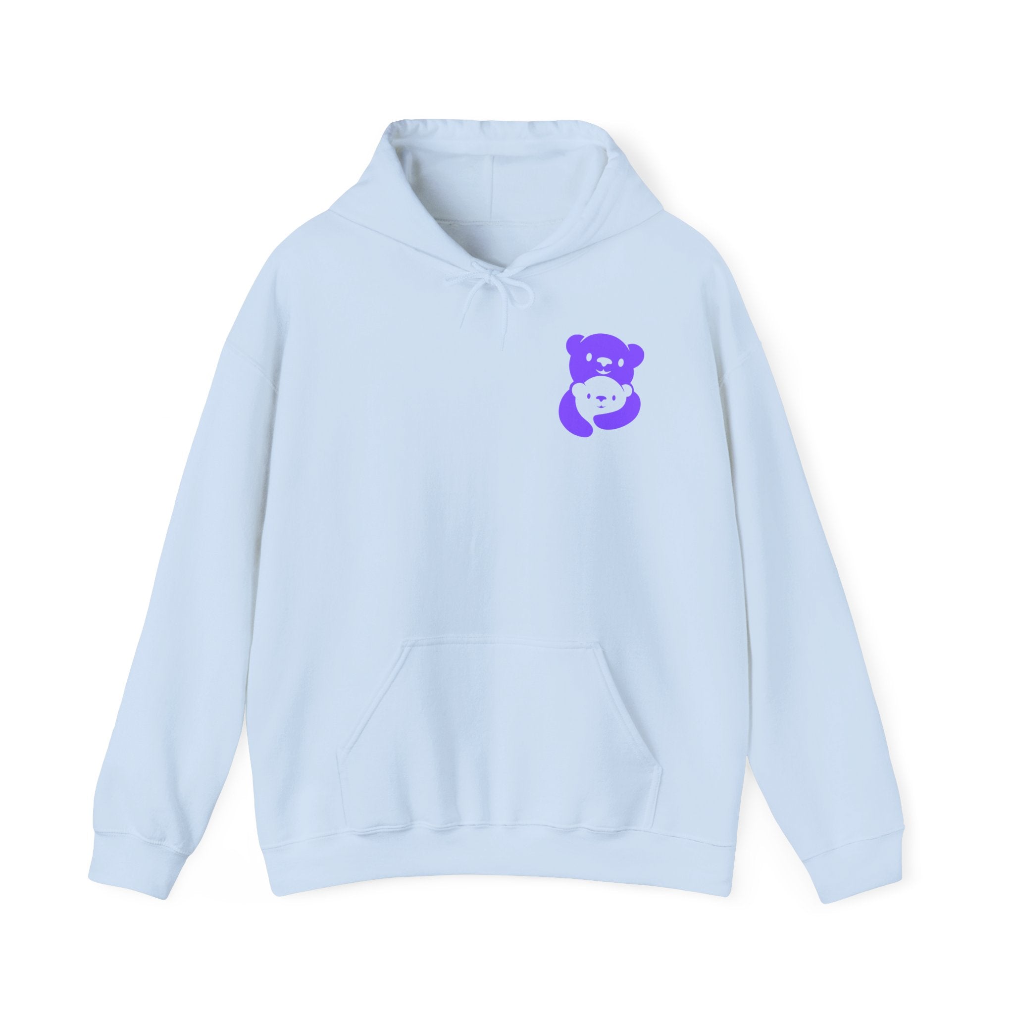 Purple Bear Hug Hoodie | Bold Family Favorite