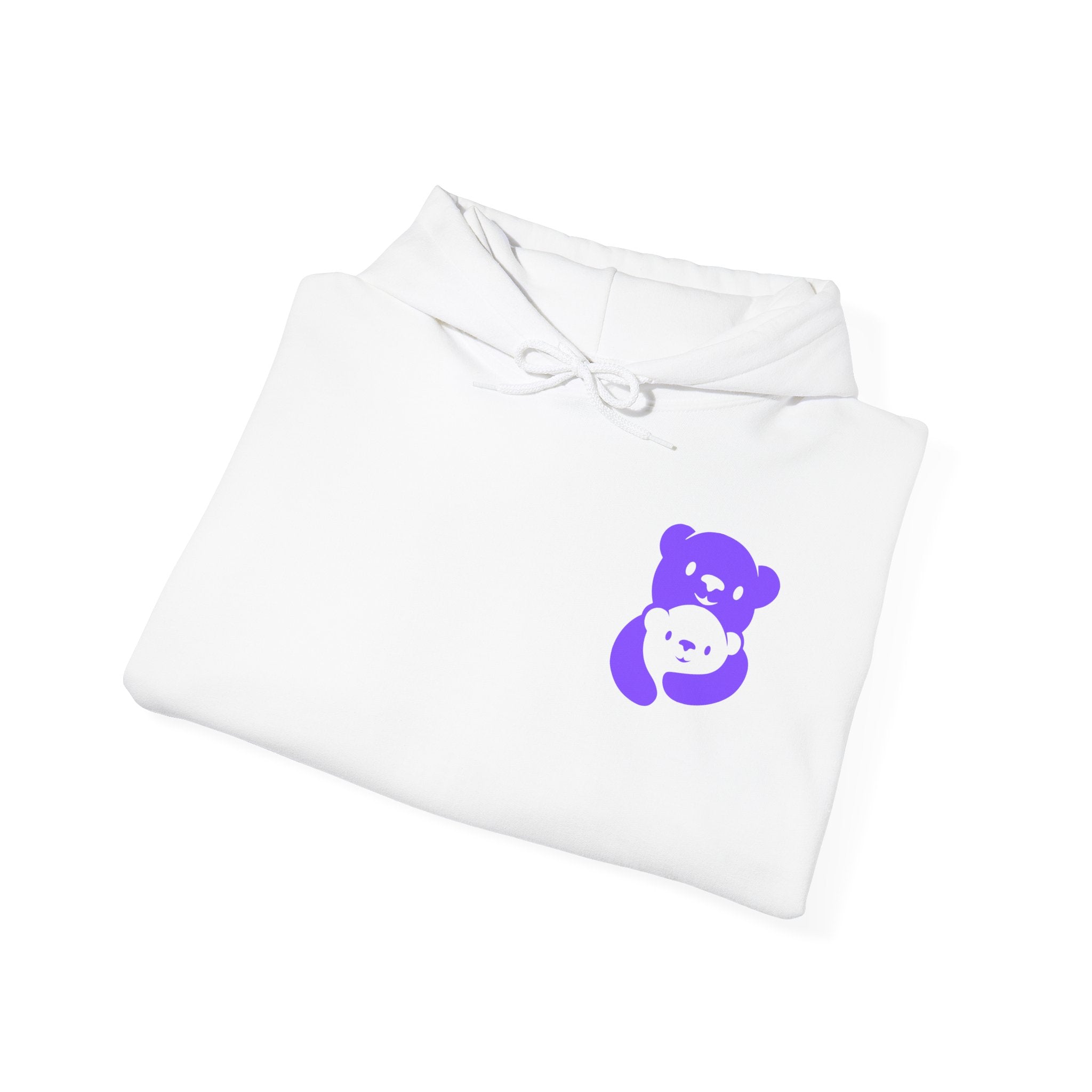 Purple Bear Hug Hoodie | Bold Family Favorite