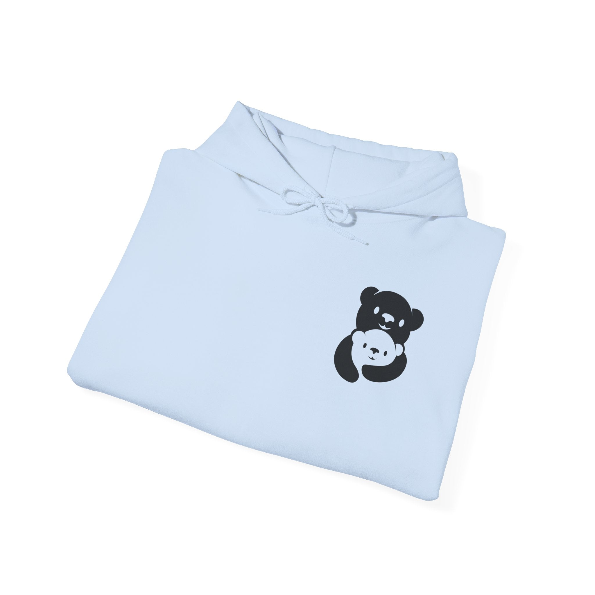 Black Bear Hug Logo Hoodie | Classic Family Staple