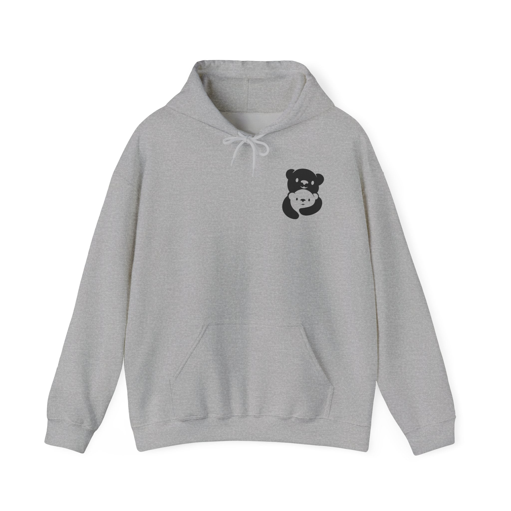 Black Bear Hug Logo Hoodie | Classic Family Staple