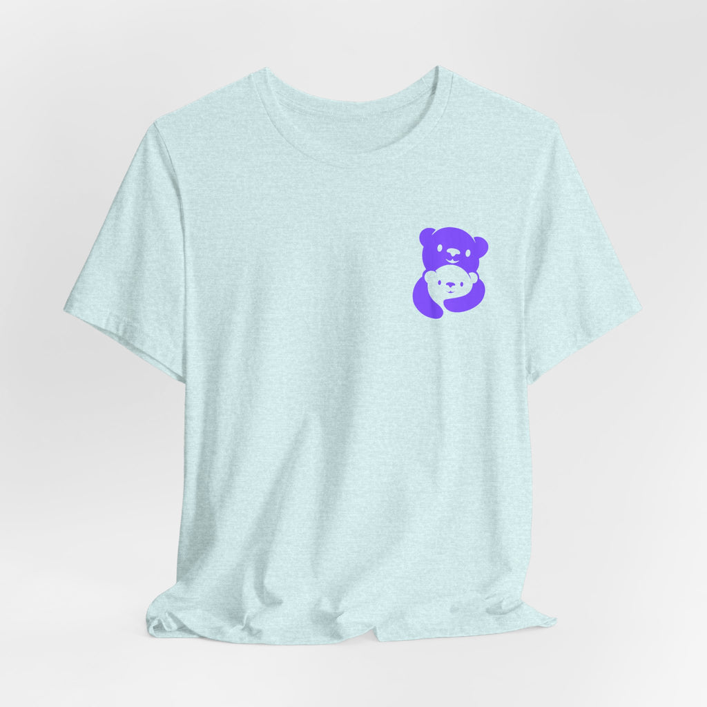 Purple Bear Hug Unisex Tee | Bold Family Favorite