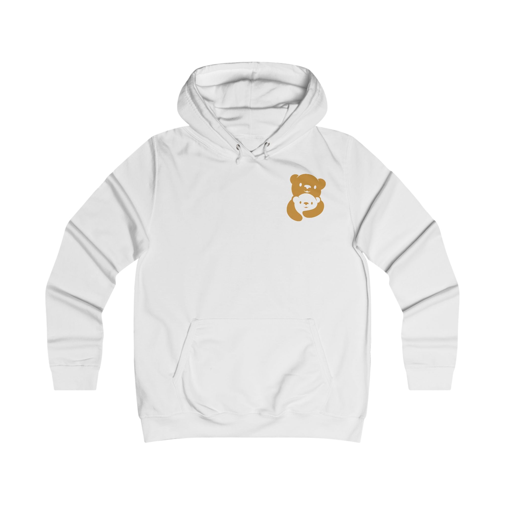 Black Bear Women's Hoodie | Fitted College Hoodie for Moms