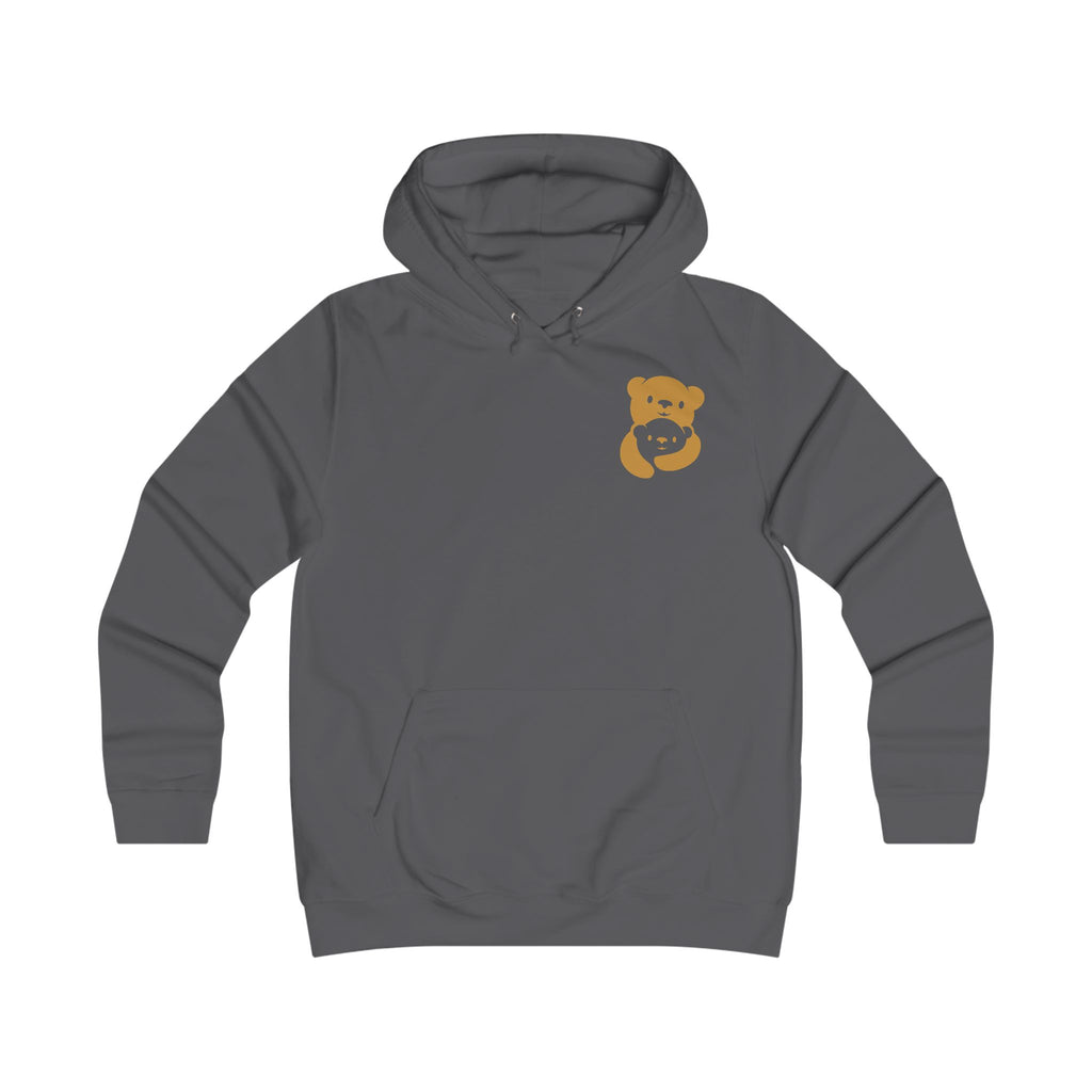 Black Bear Women's Hoodie | Fitted College Hoodie for Moms