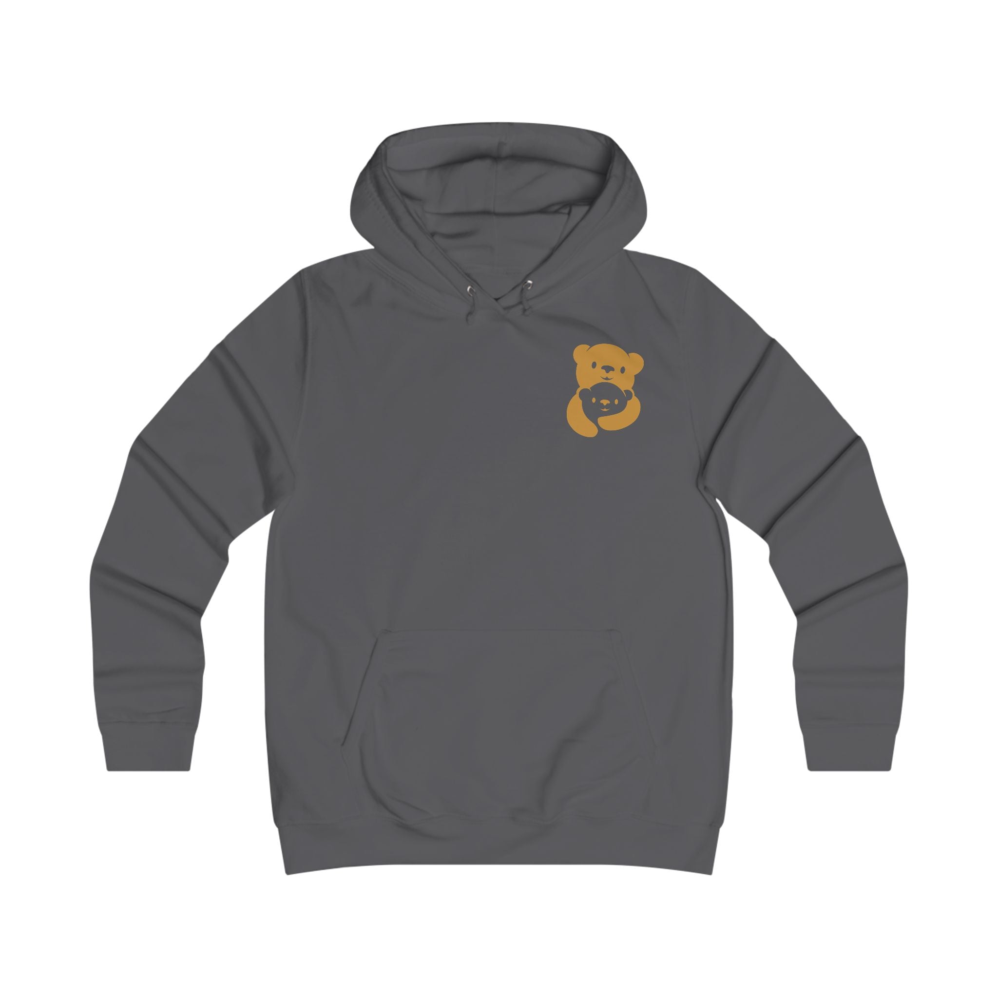 Black Bear Women's Hoodie | Fitted College Hoodie for Moms