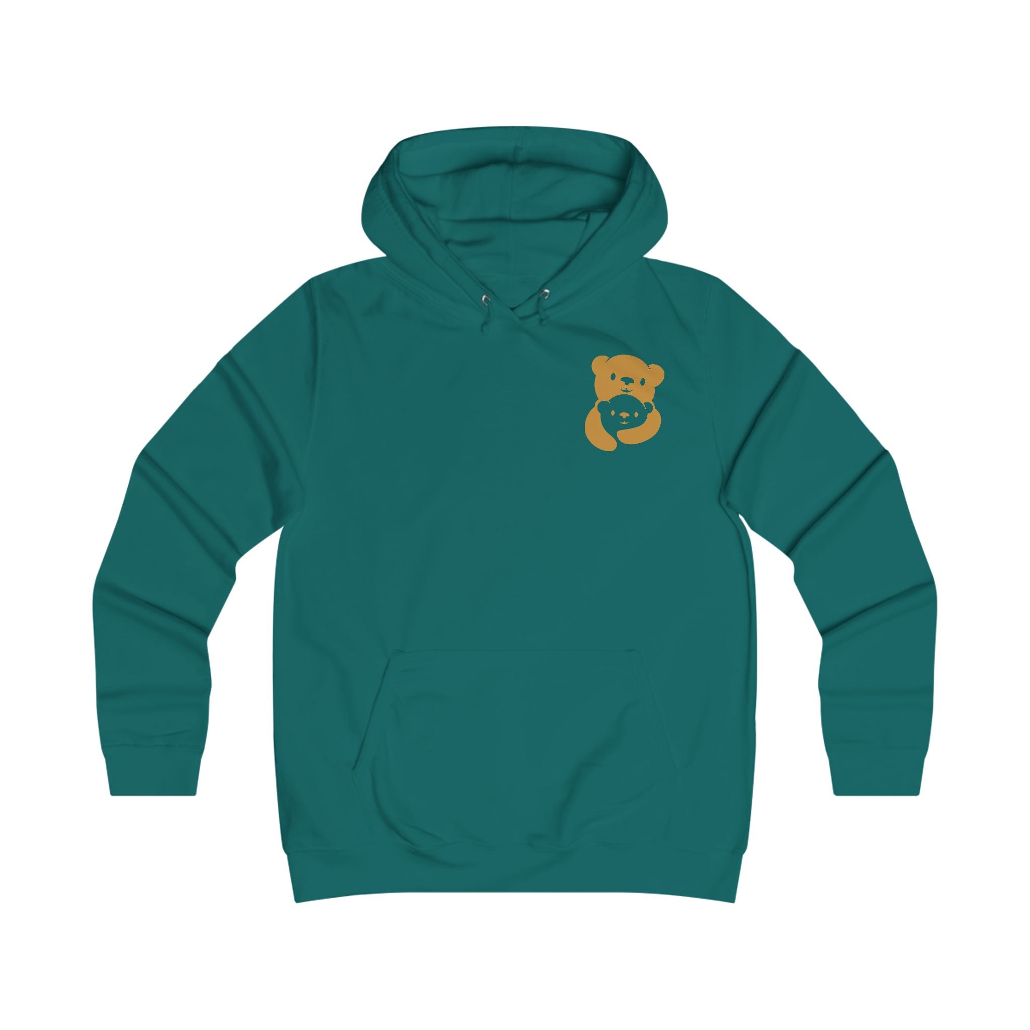 Black Bear Women's Hoodie | Fitted College Hoodie for Moms