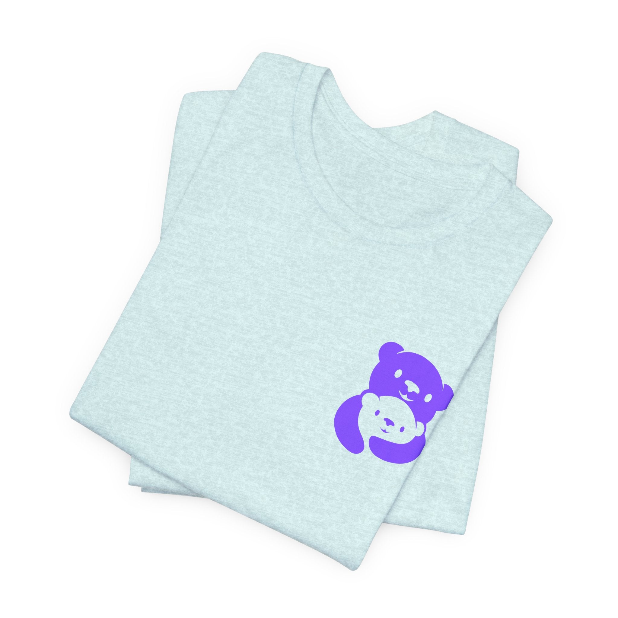 Purple Bear Hug Unisex Tee | Bold Family Favorite
