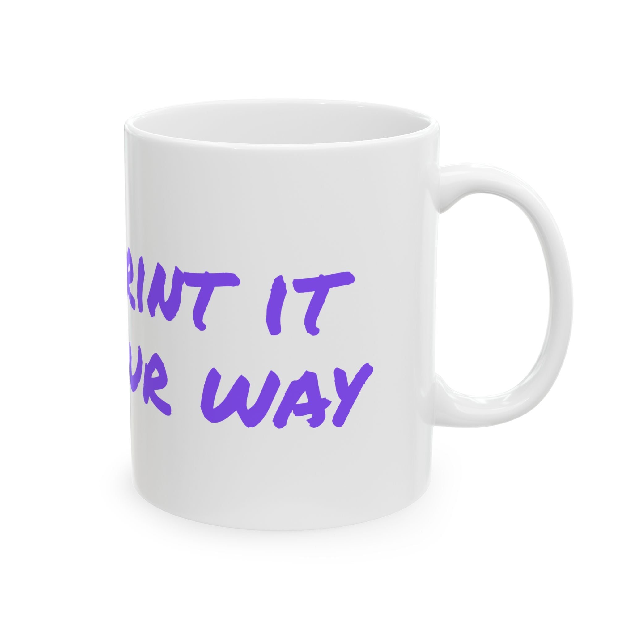 Purple Bear Hug Ceramic Mug | Bold 11oz & 15oz Coffee Mug