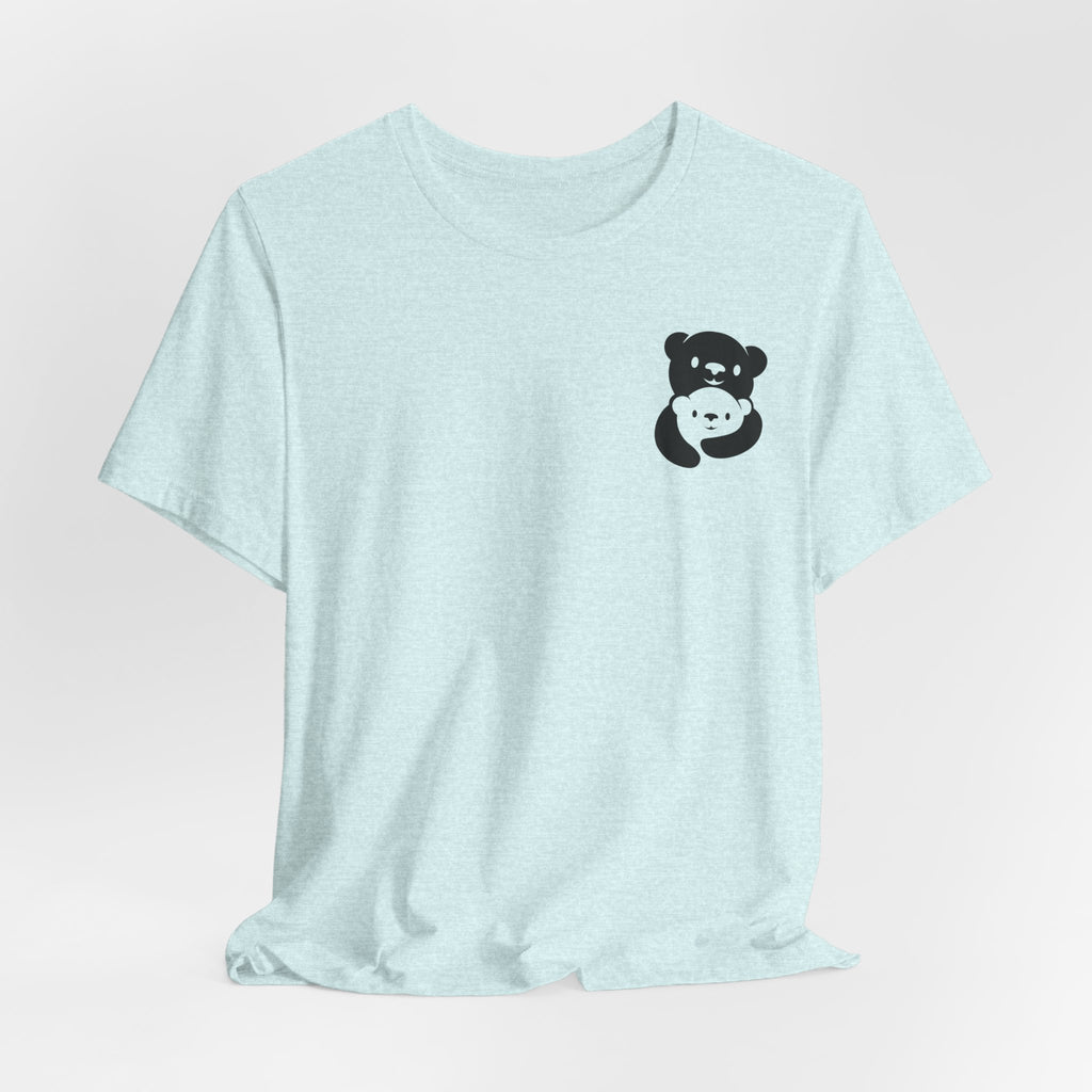 Black Bear Hug Logo Unisex Tee | Everyday Family Staple
