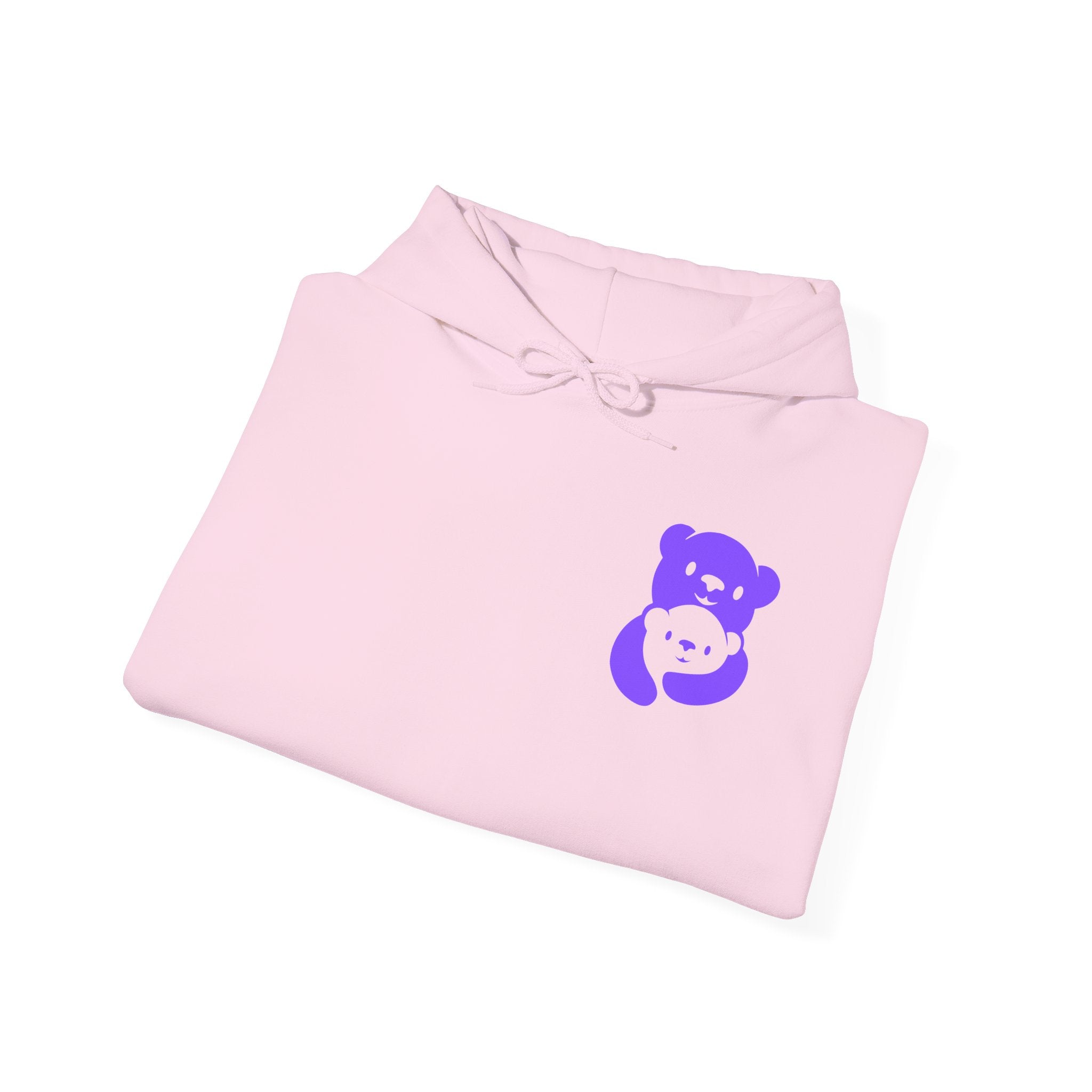 Purple Bear Hug Hoodie | Bold Family Favorite