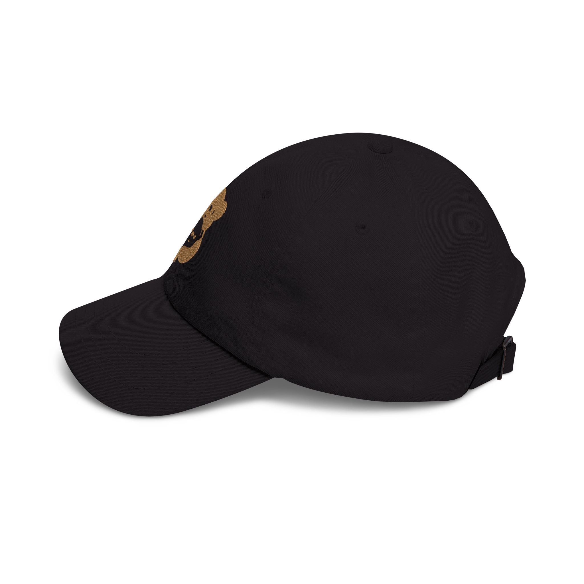 Gold Bear Hug Embroidered Dad Hat | Premium Classic Cap