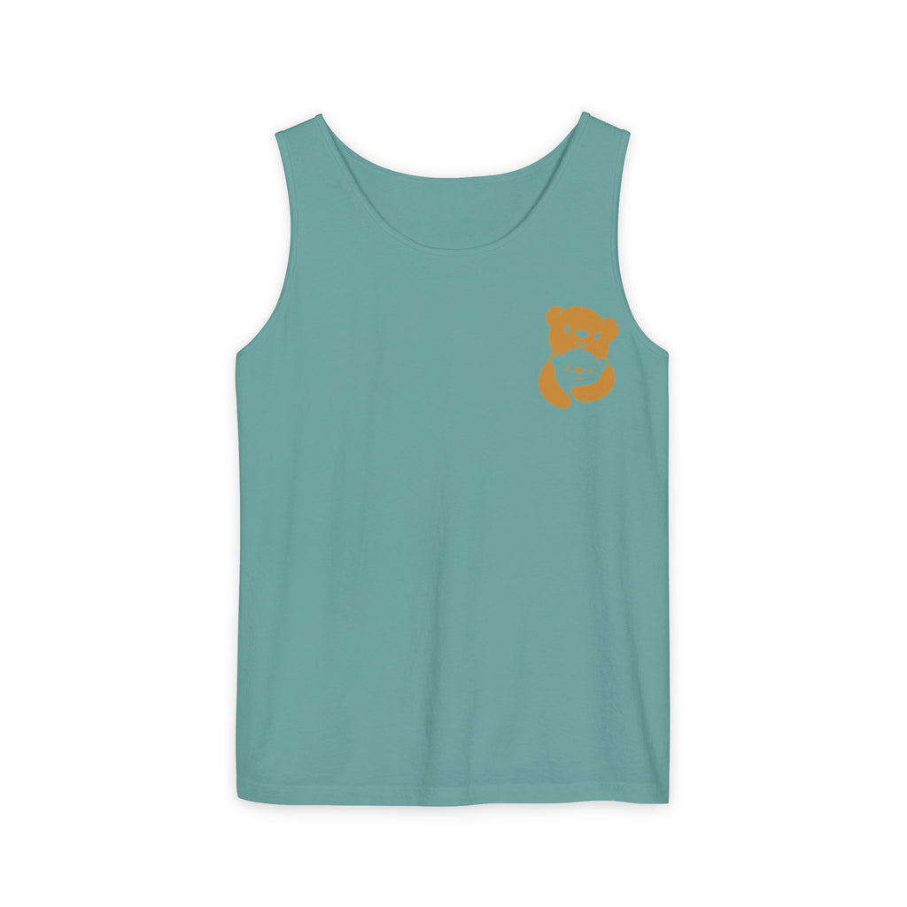 Gold Bear Unisex Tank Top | Premium Heavyweight Garment-Dyed