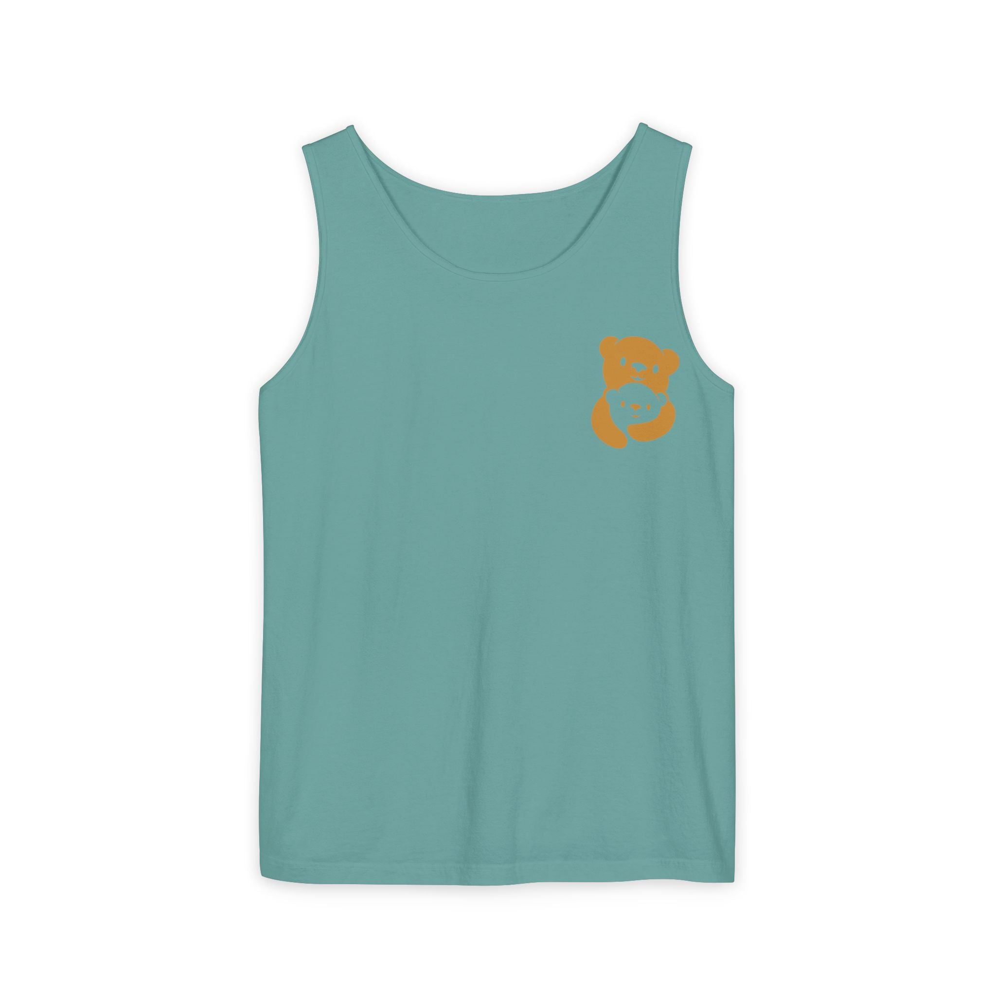 Gold Bear Unisex Tank Top | Premium Heavyweight Garment-Dyed