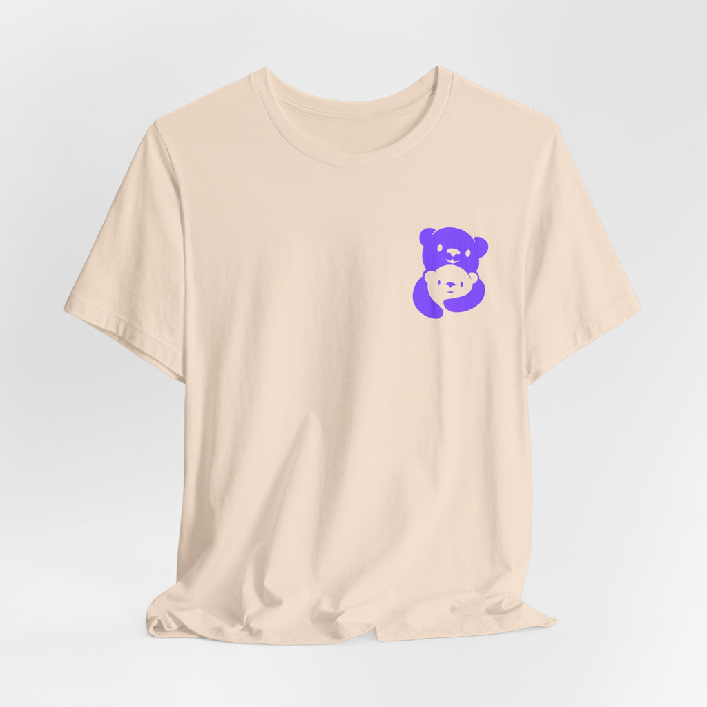 Purple Bear Hug Unisex Tee | Bold Family Favorite