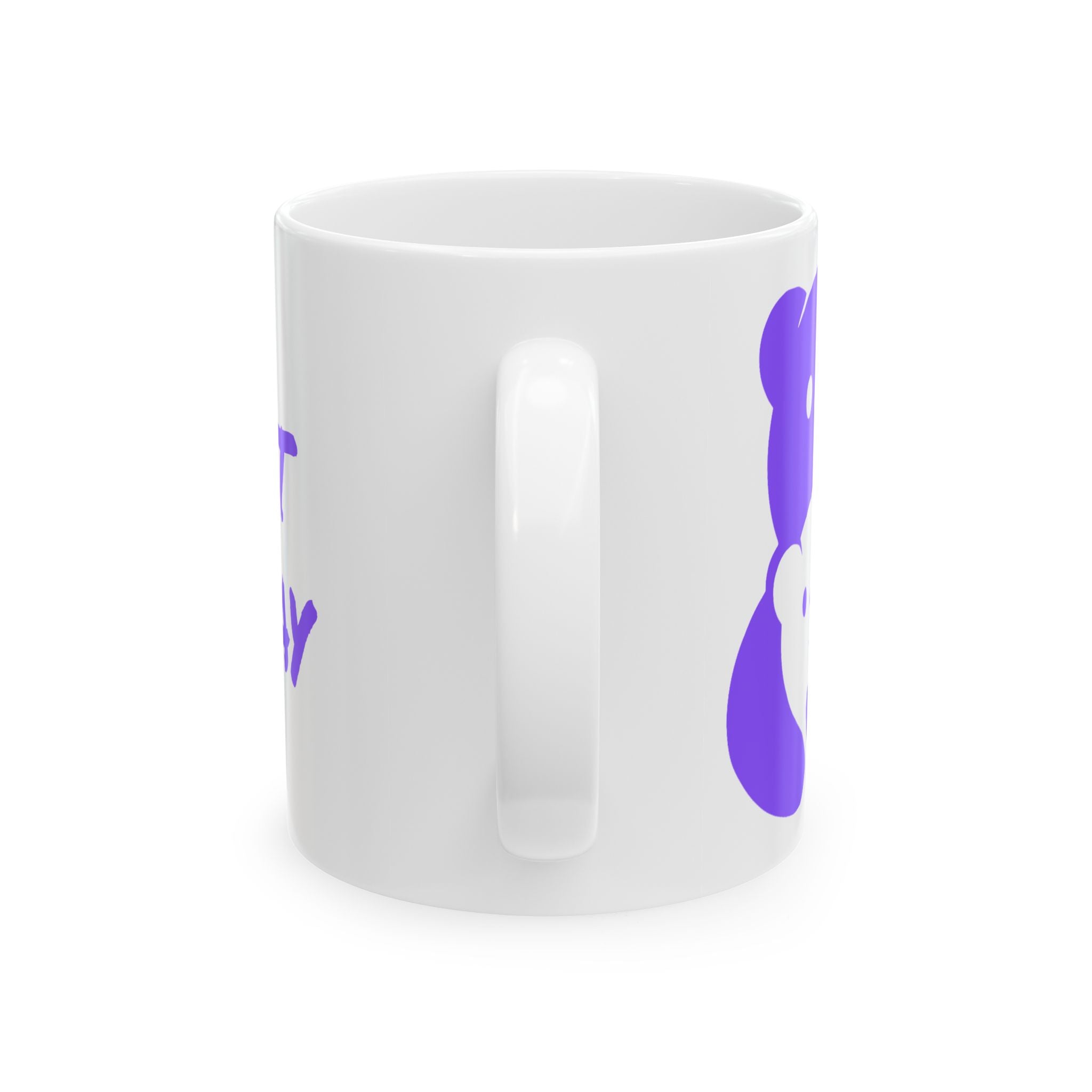 Purple Bear Hug Ceramic Mug | Bold 11oz & 15oz Coffee Mug