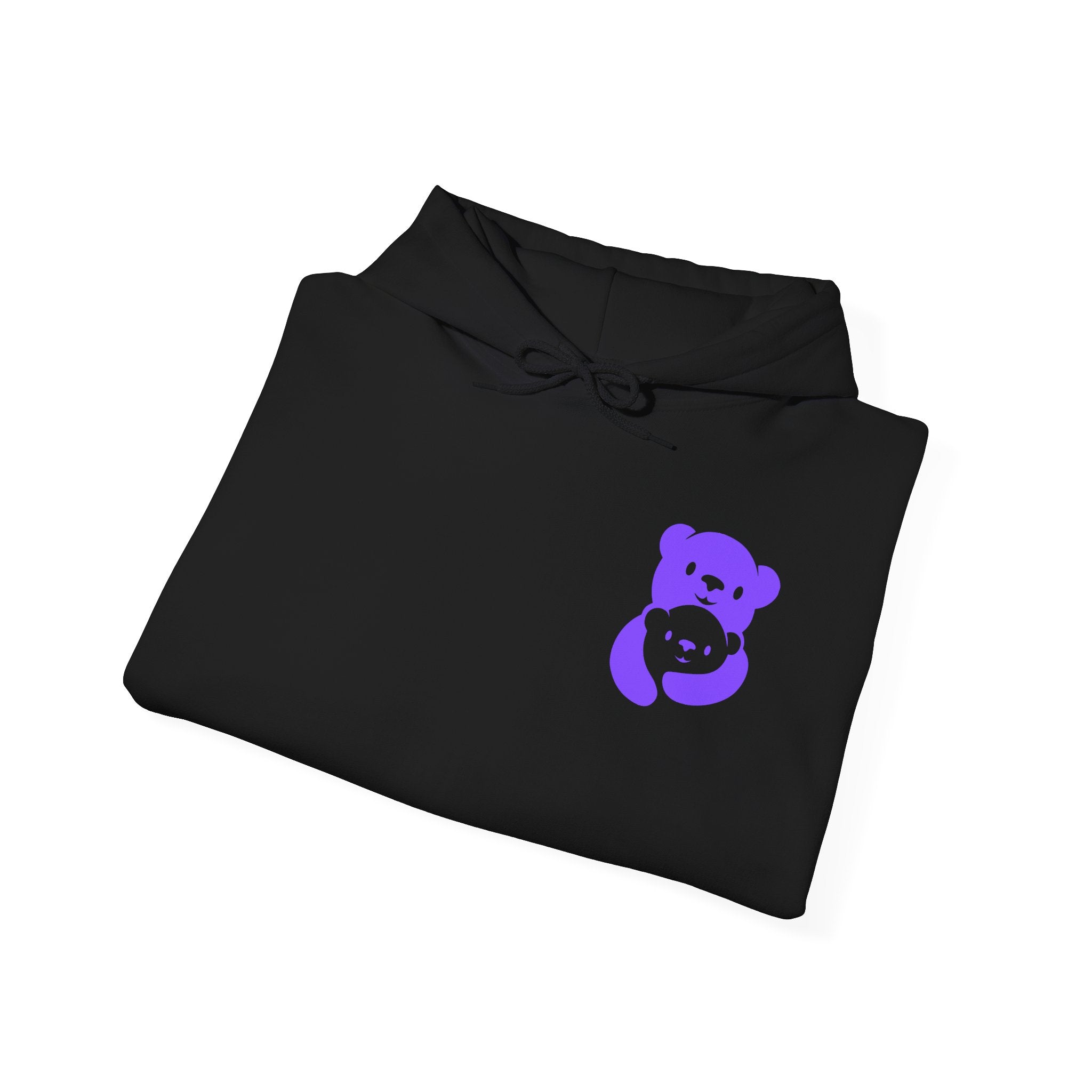 Purple Bear Hug Hoodie | Bold Family Favorite
