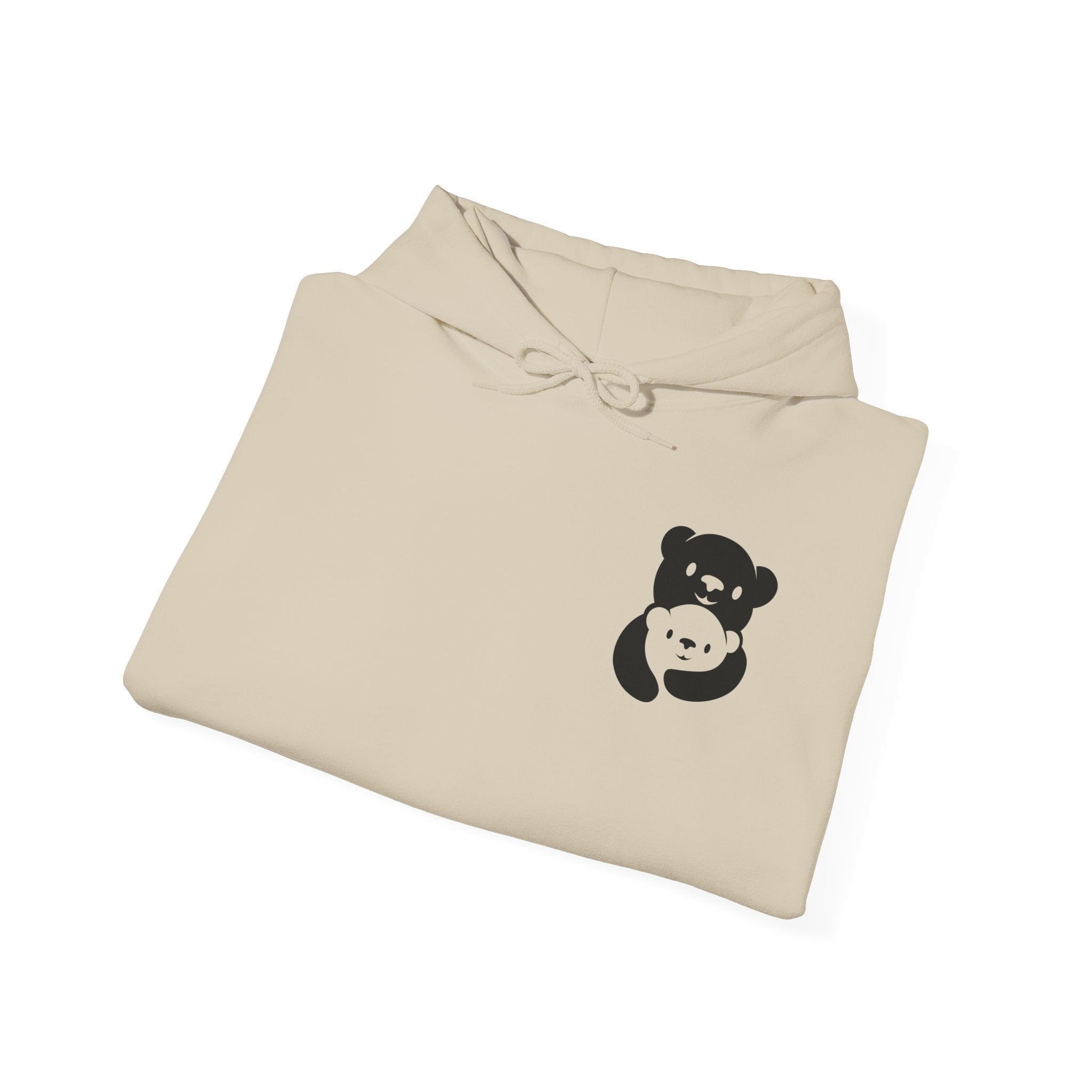 Black Bear Hug Logo Hoodie | Classic Family Staple