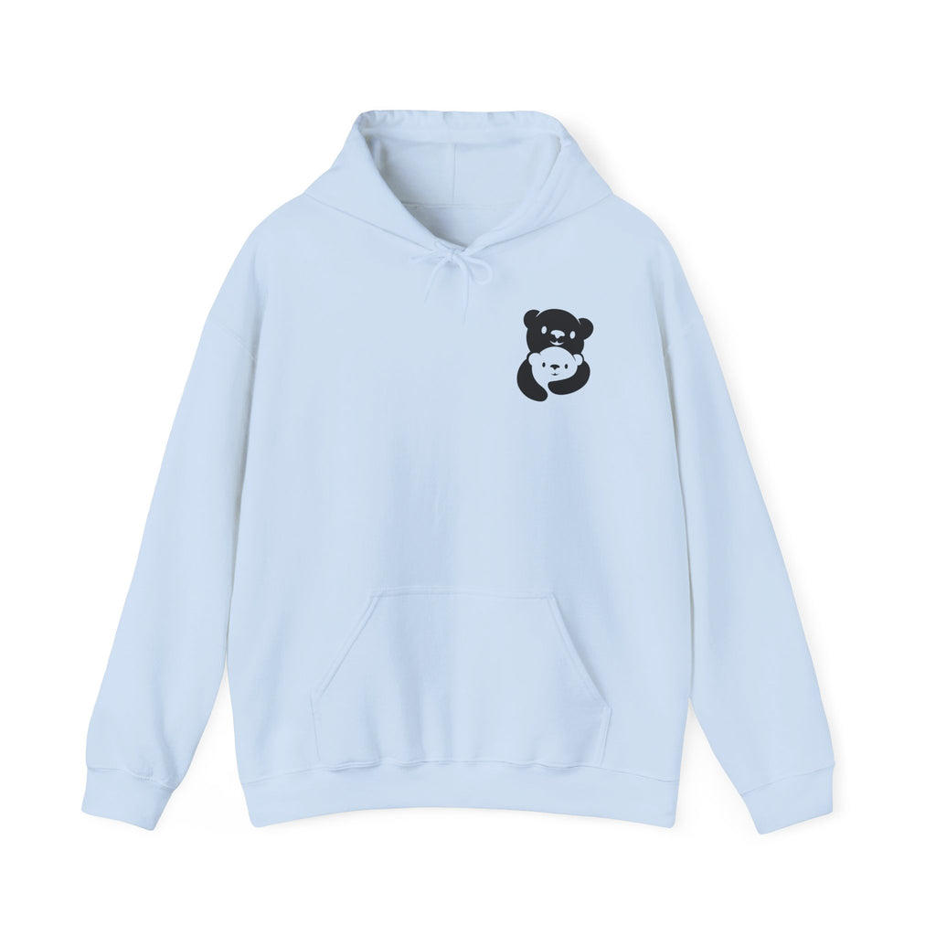 Black Bear Hug Logo Hoodie | Classic Family Staple