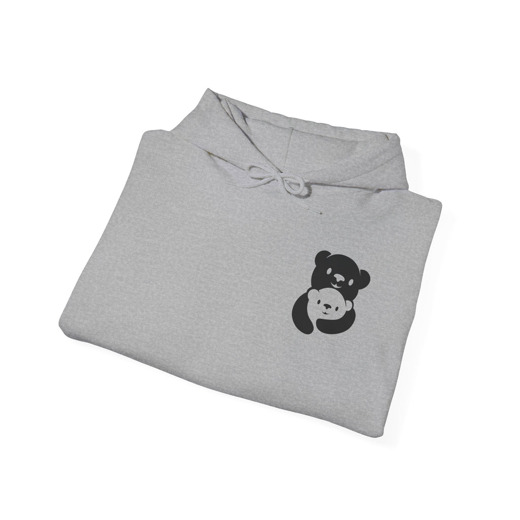 Black Bear Hug Logo Hoodie | Classic Family Staple