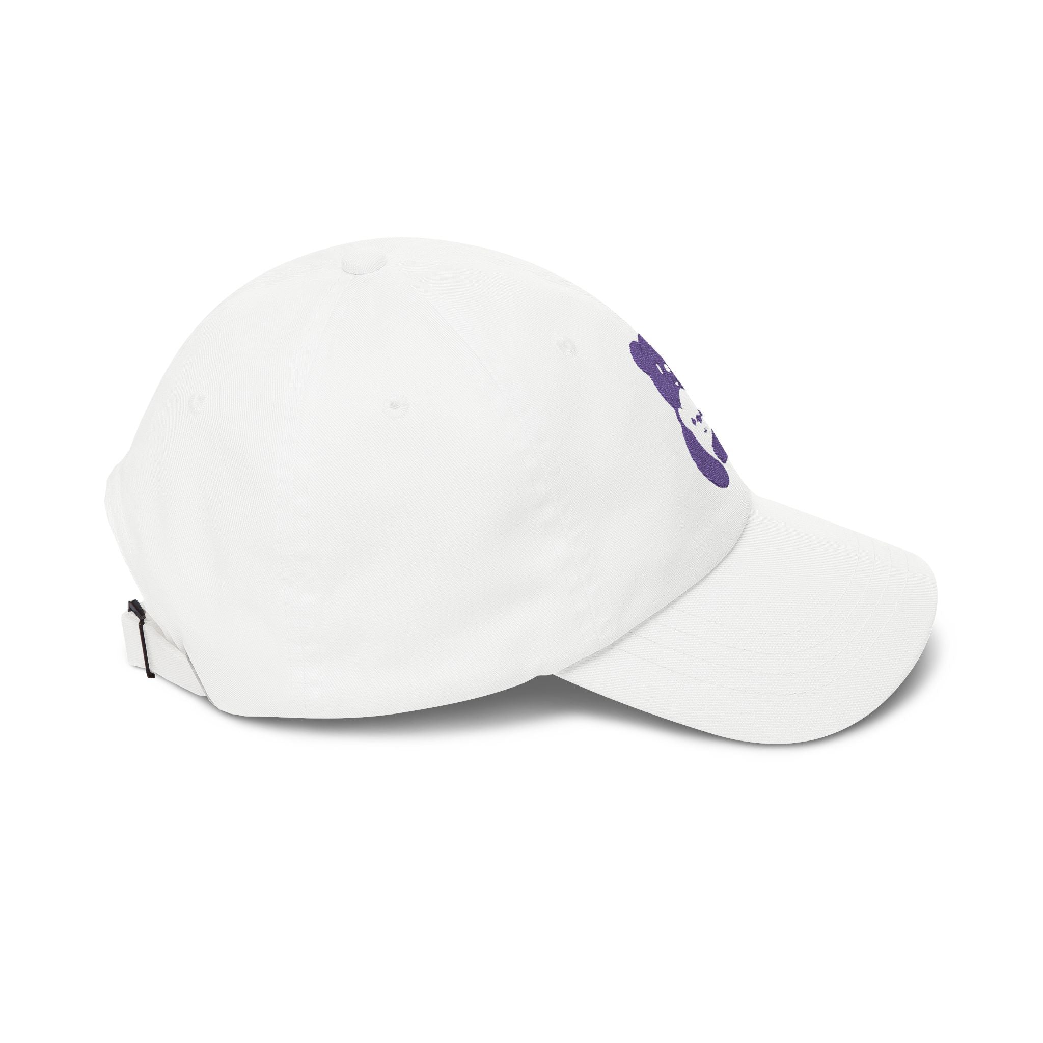 Purple Bear Hug Embroidered Hat | Bold Classic Cap