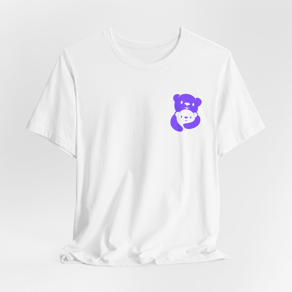 Purple Bear Hug Unisex Tee | Bold Family Favorite