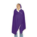 Gold Bear Hug Snuggle Blanket | Purple Premium Luxury Fleece Throw