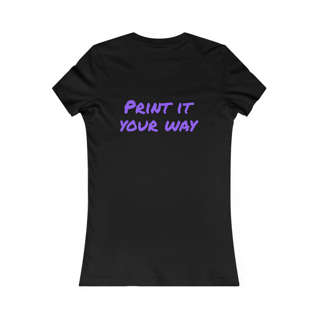 Purple Bear Hug Women's Tee | Fitted Favorite Tee for Moms