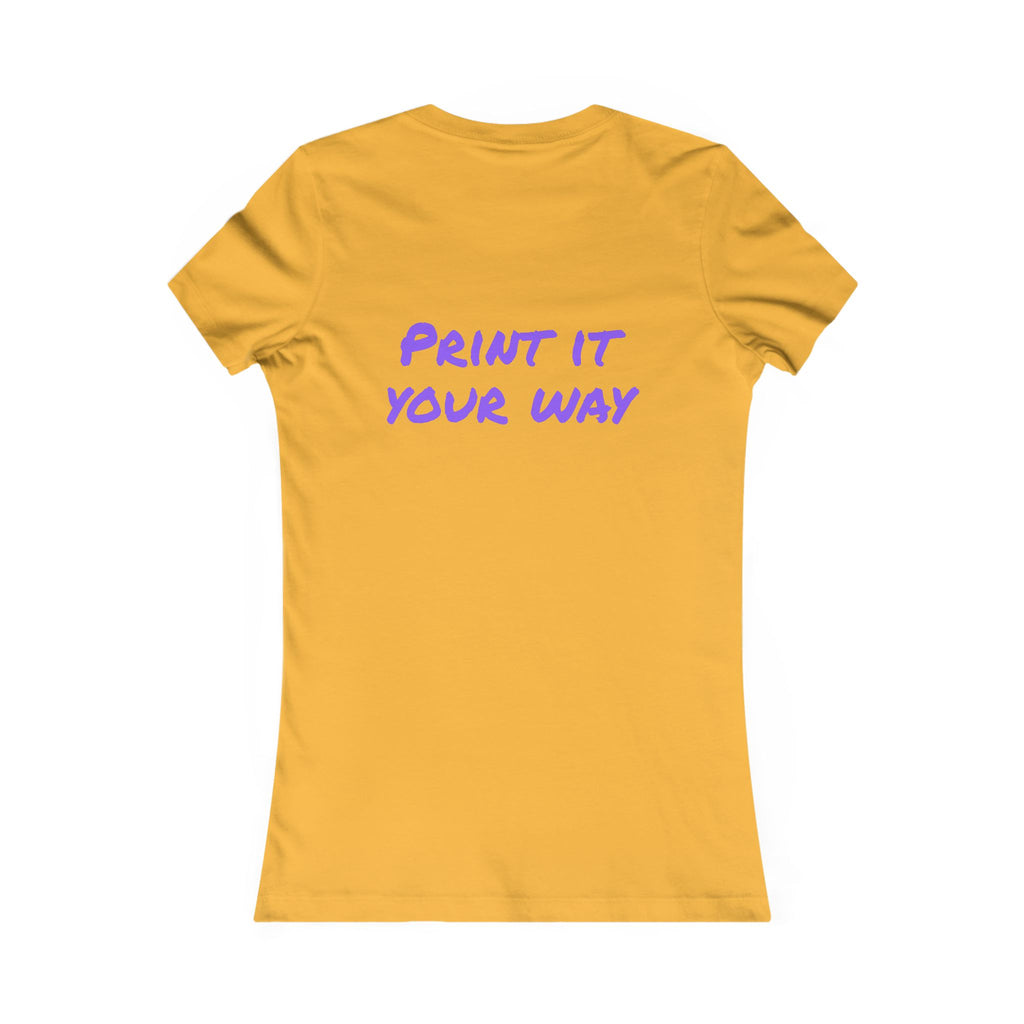 Purple Bear Hug Women's Tee | Fitted Favorite Tee for Moms
