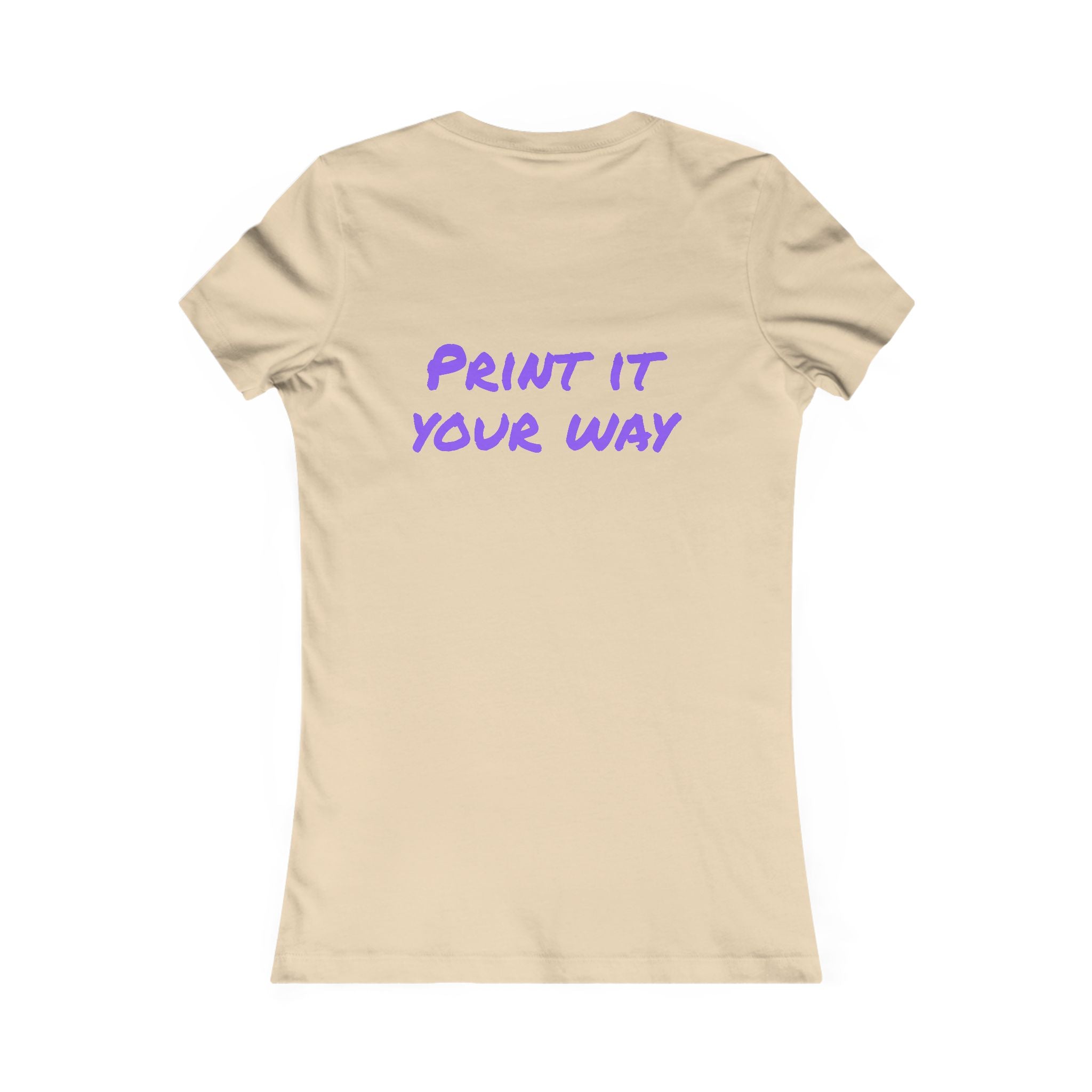 Purple Bear Hug Women's Tee | Fitted Favorite Tee for Moms