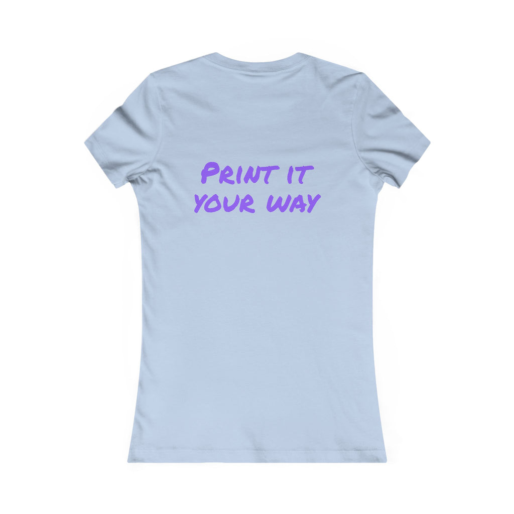 Purple Bear Hug Women's Tee | Fitted Favorite Tee for Moms