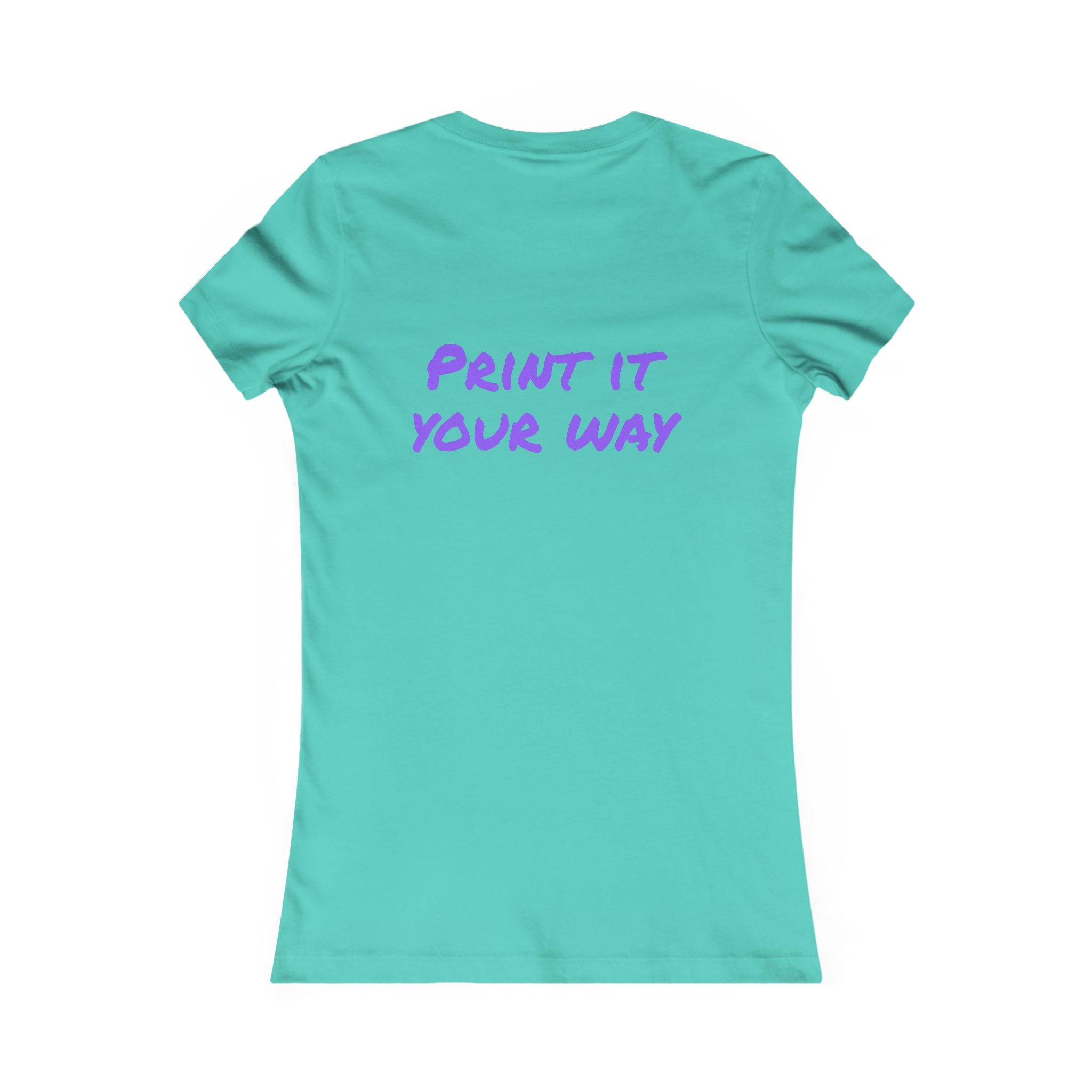 Purple Bear Hug Women's Tee | Fitted Favorite Tee for Moms