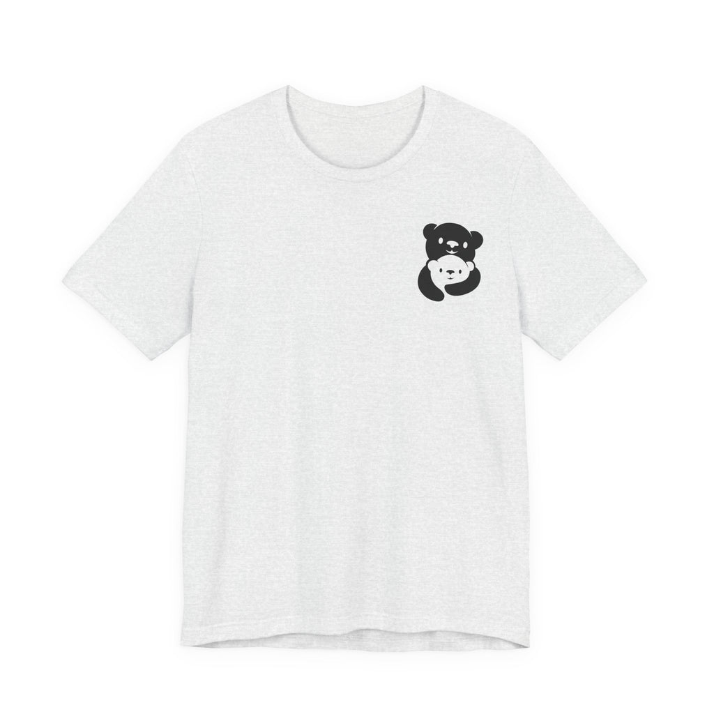 Black Bear Hug Logo Unisex Tee | Everyday Family Staple