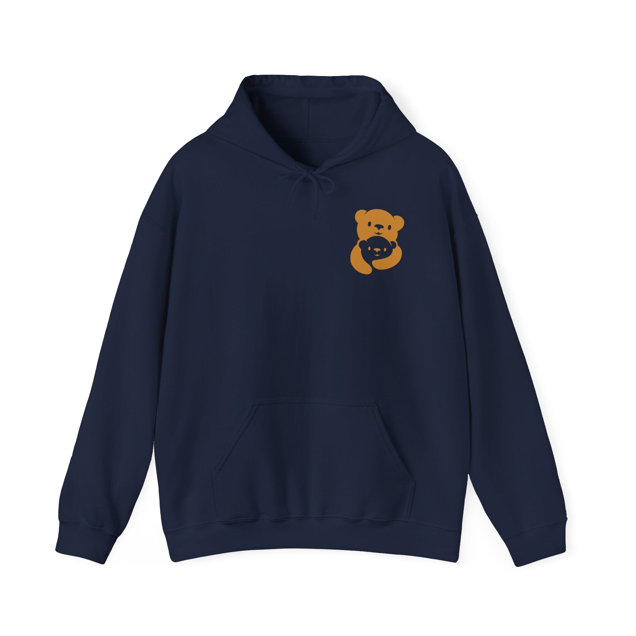 Gold Bear Hug Logo Hoodie | Premium Dad Favorite