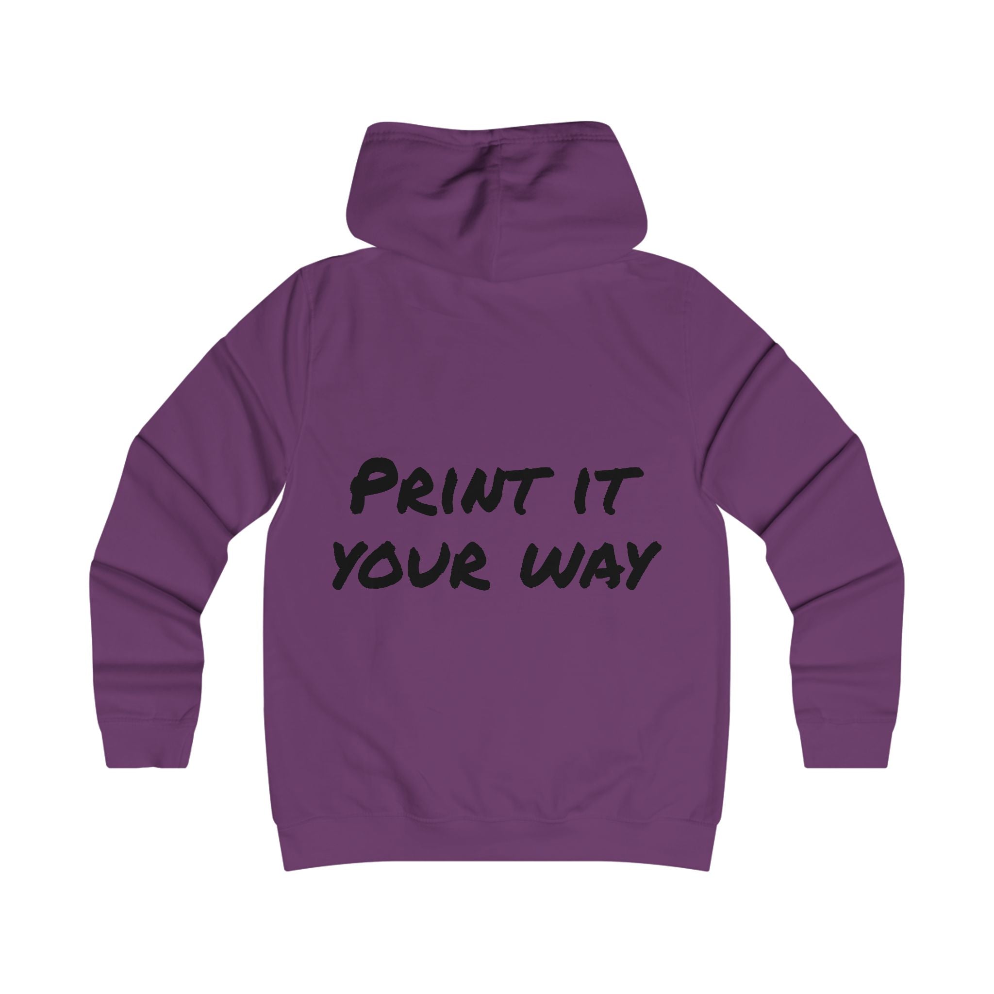 Black Bear Hug Women's Hoodie | Fitted College Hoodie for Moms