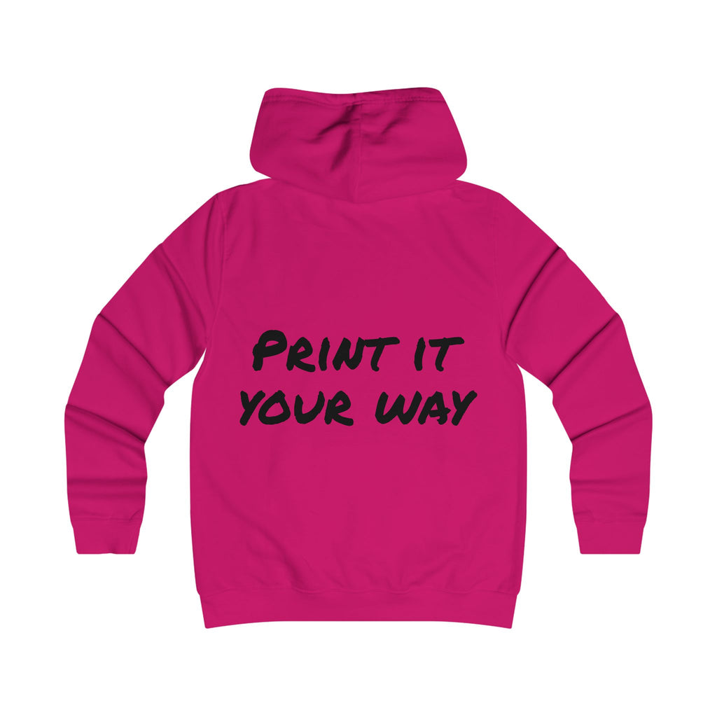 Black Bear Hug Women's Hoodie | Fitted College Hoodie for Moms