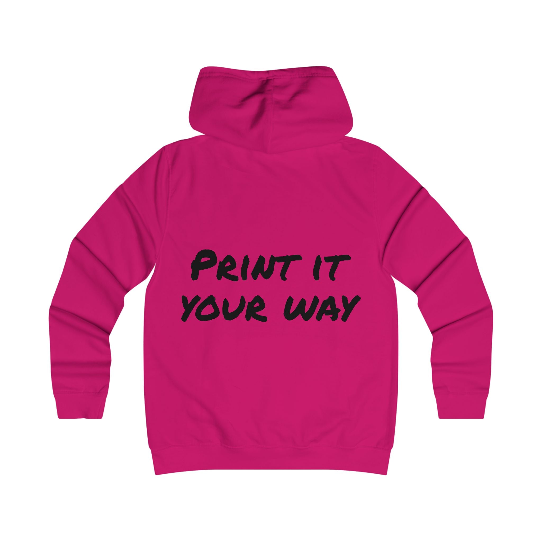 Black Bear Hug Women's Hoodie | Fitted College Hoodie for Moms