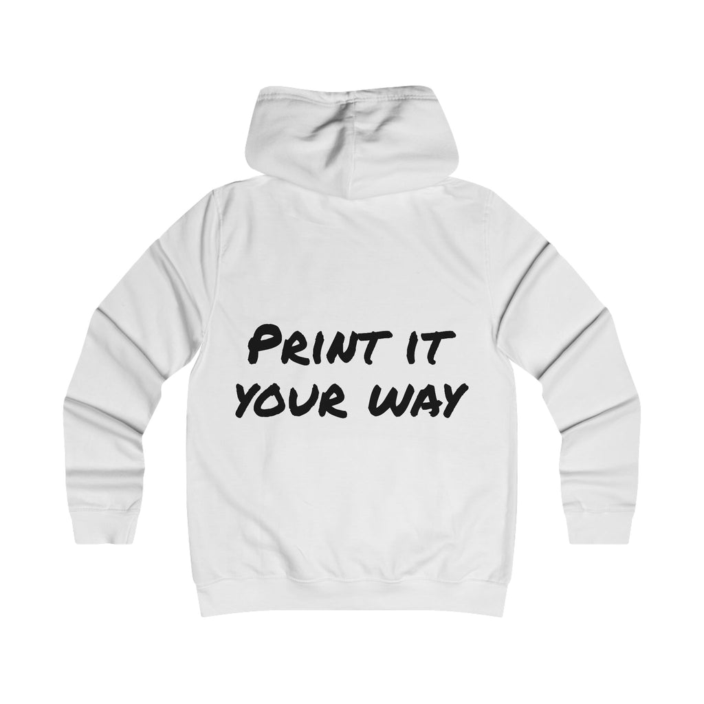 Black Bear Hug Women's Hoodie | Fitted College Hoodie for Moms