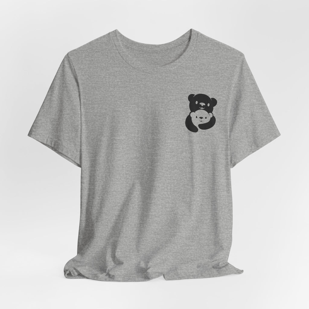 Black Bear Hug Logo Unisex Tee | Everyday Family Staple