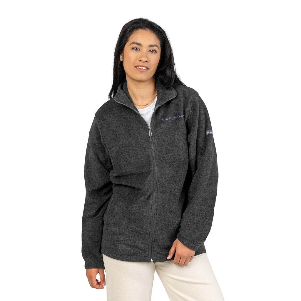 Purple Bear Hug Women’s Columbia Fleece Jacket