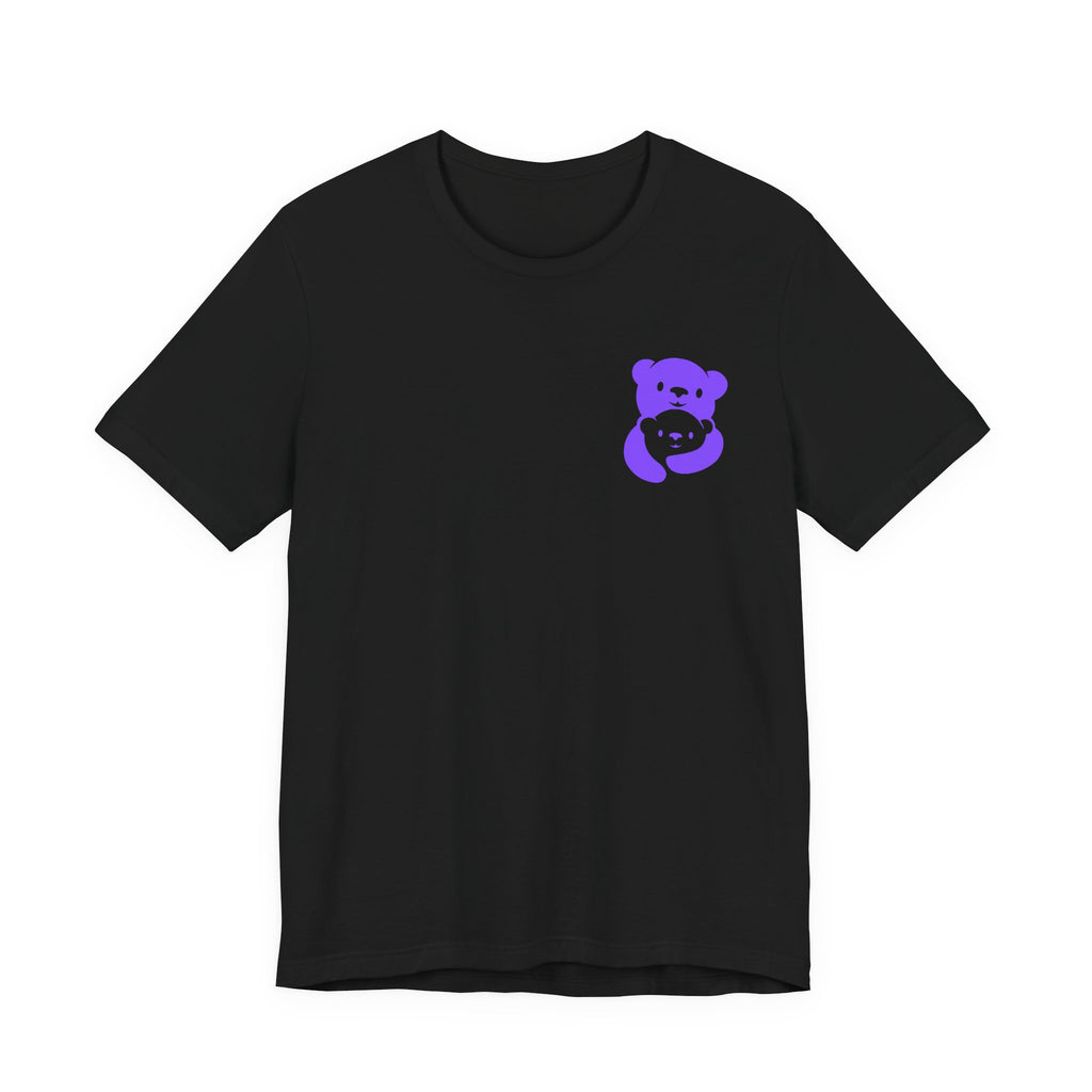 Purple Bear Hug Unisex Tee | Bold Family Favorite