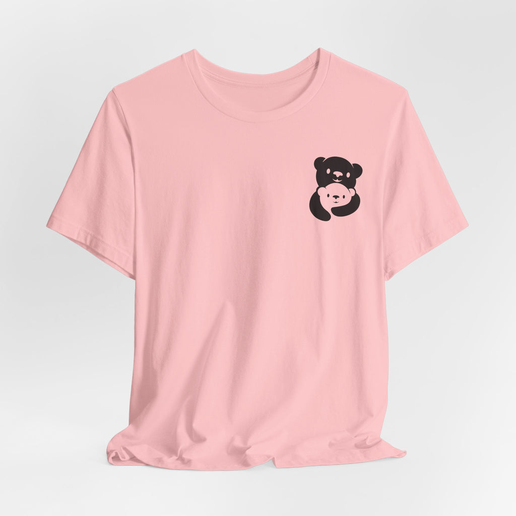 Black Bear Hug Logo Unisex Tee | Everyday Family Staple