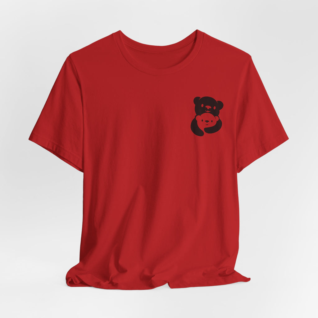 Black Bear Hug Logo Unisex Tee | Everyday Family Staple
