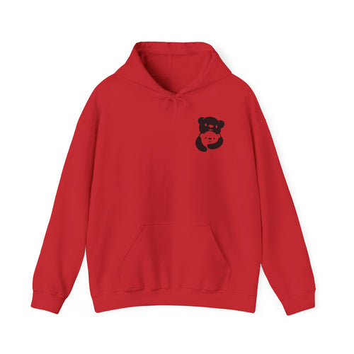 Black Bear Hug Logo Hoodie | Classic Family Staple