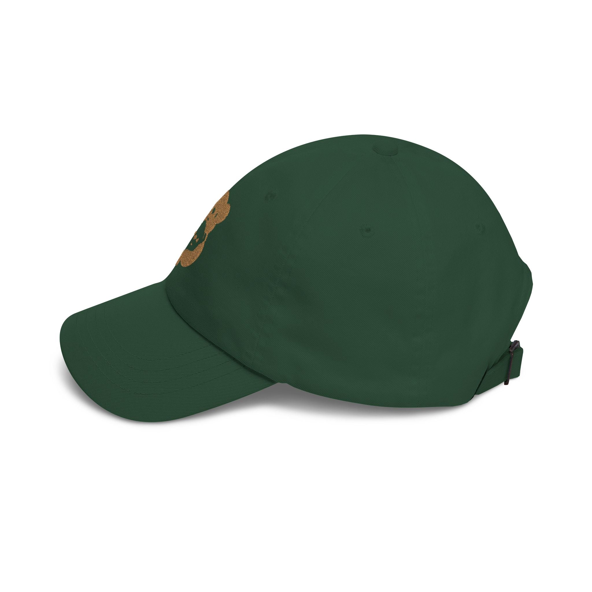 Gold Bear Hug Embroidered Dad Hat | Premium Classic Cap