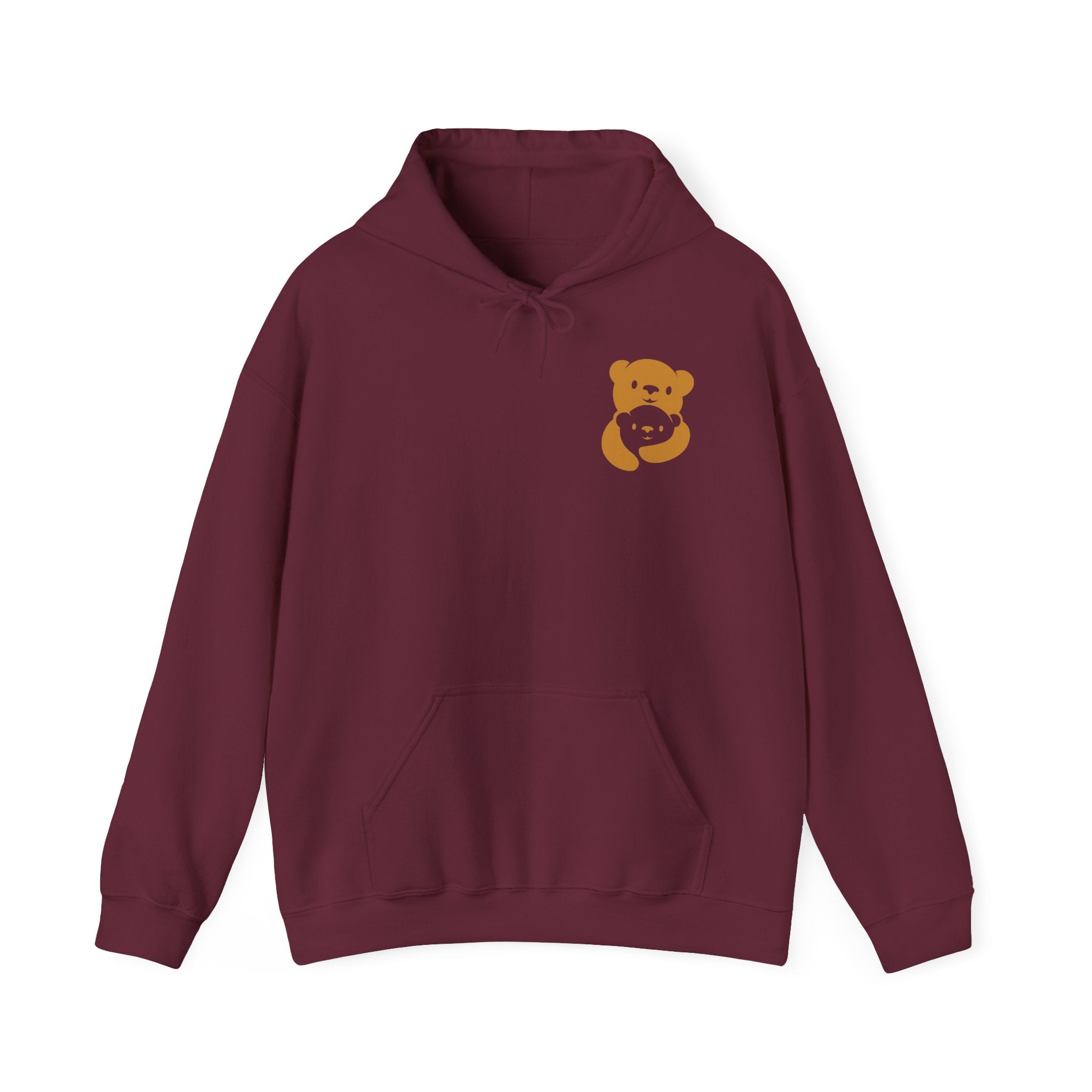 Gold Bear Hug Logo Hoodie | Premium Dad Favorite