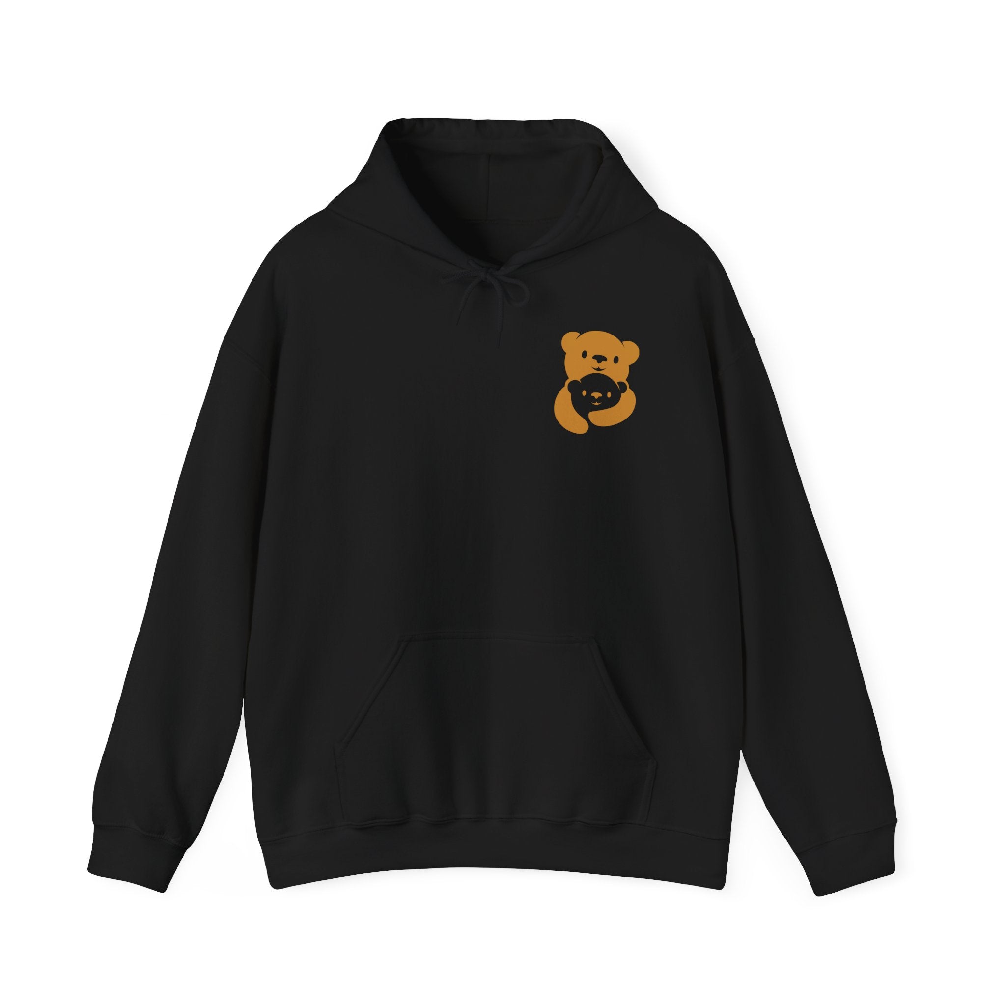 Gold Bear Hug Logo Hoodie | Premium Dad Favorite