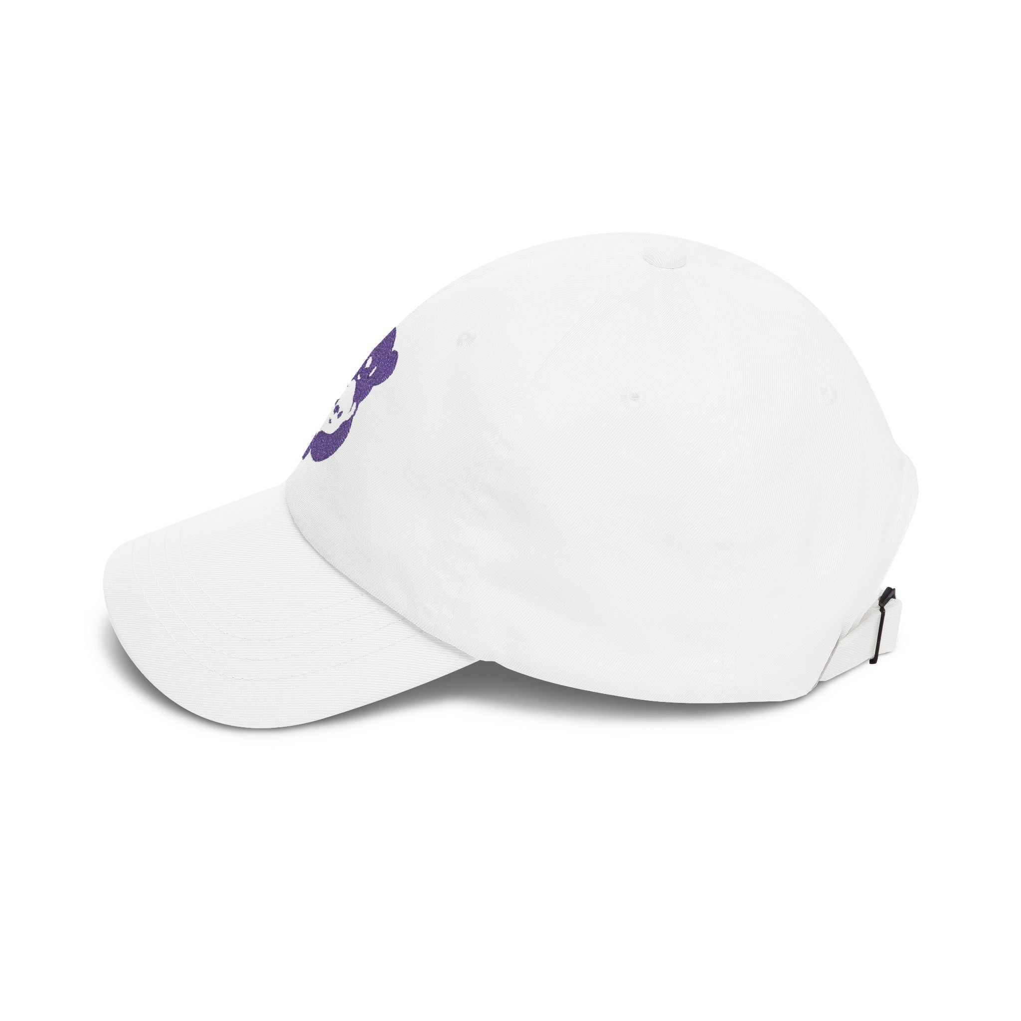 Purple Bear Hug Embroidered Hat | Bold Classic Cap