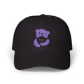 Purple Bear Hug Embroidered Hat | Bold Classic Cap