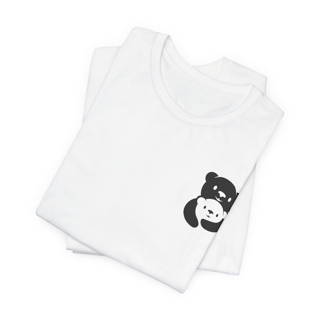 Black Bear Hug Logo Unisex Tee | Everyday Family Staple